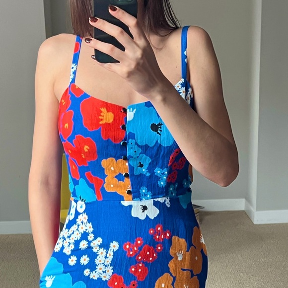 Corey Lynn Calter Full Length Linen Dress - Picture 3 of 8